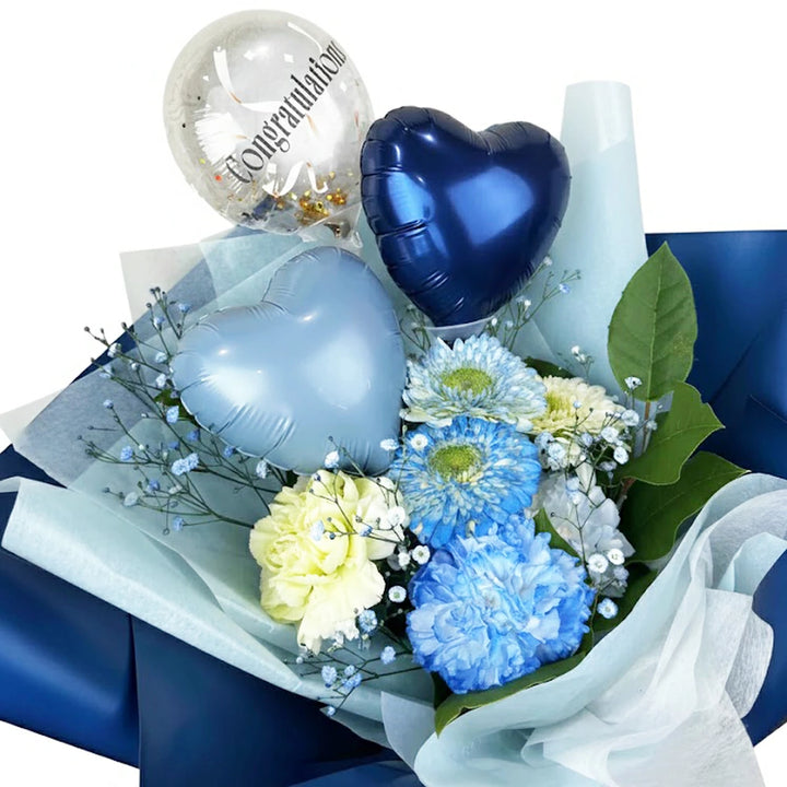 バルーンブーケ（心に残るブルーの祝福） – カワナミプランテーション